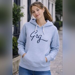 Garage Light Blue Hoodie | Size M | Cozy Cotton Blend | Montreal Brand